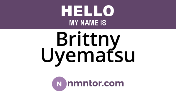 Brittny Uyematsu