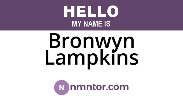 Bronwyn Lampkins
