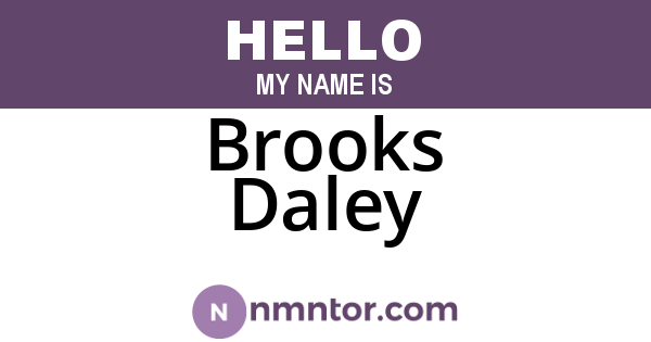 Brooks Daley