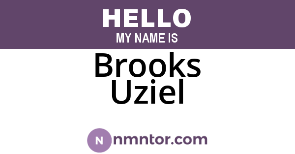 Brooks Uziel