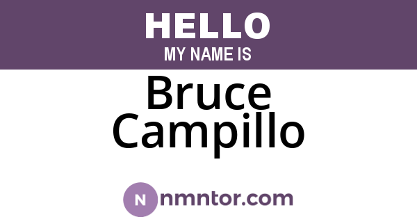 Bruce Campillo