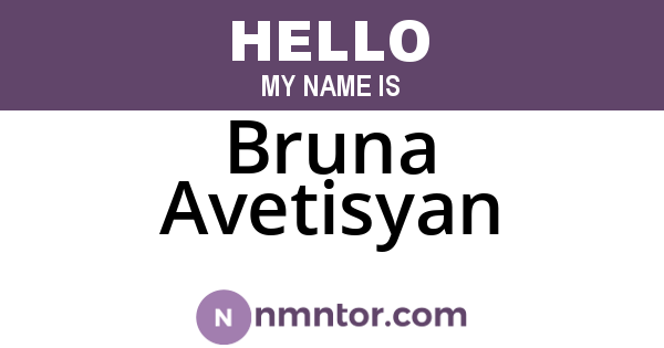 Bruna Avetisyan