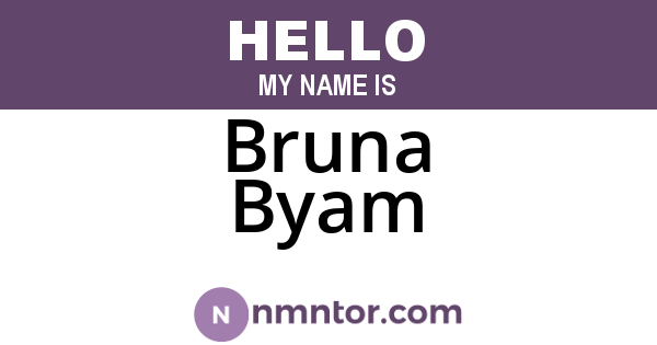 Bruna Byam