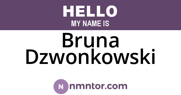Bruna Dzwonkowski
