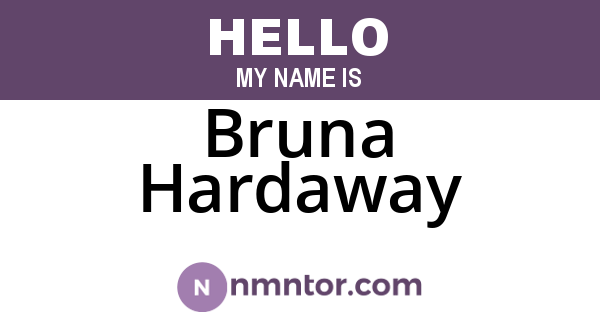 Bruna Hardaway