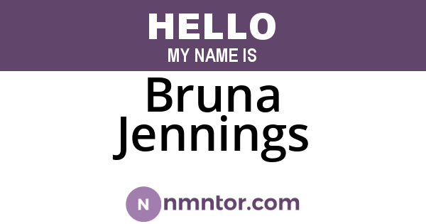 Bruna Jennings