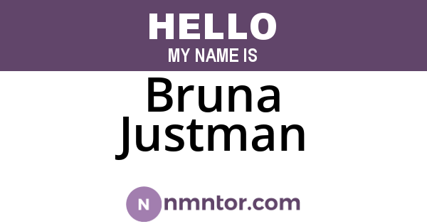 Bruna Justman