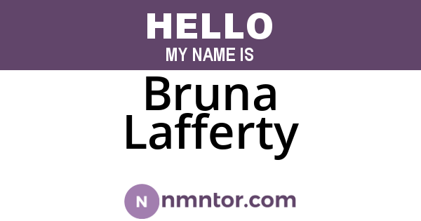 Bruna Lafferty