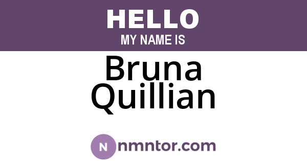 Bruna Quillian