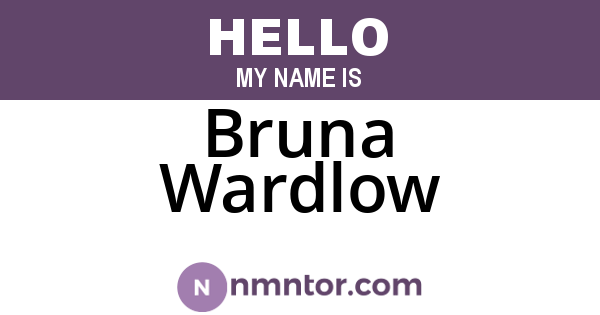 Bruna Wardlow