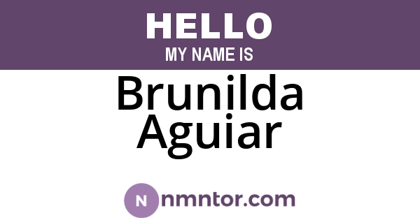 Brunilda Aguiar
