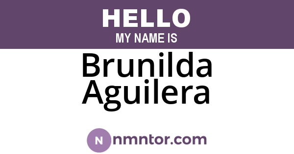 Brunilda Aguilera