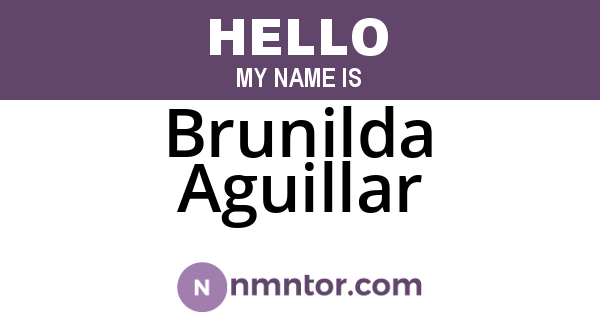 Brunilda Aguillar