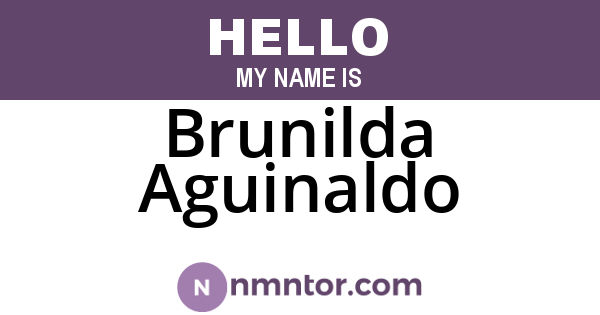 Brunilda Aguinaldo