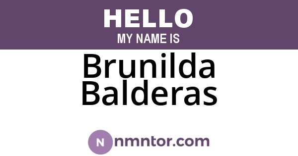 Brunilda Balderas