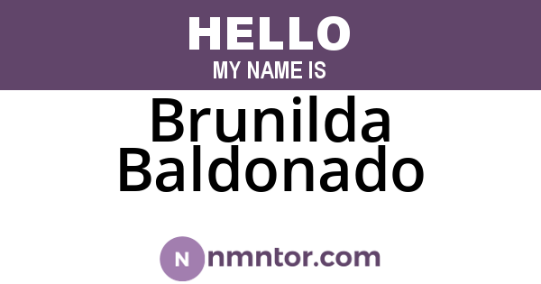 Brunilda Baldonado