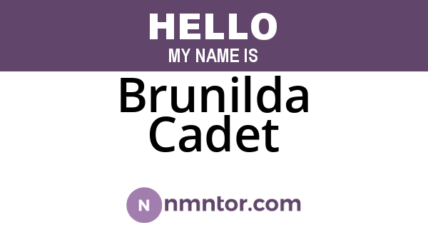 Brunilda Cadet