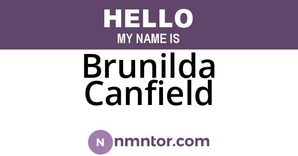 Brunilda Canfield