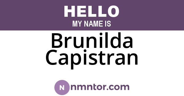 Brunilda Capistran