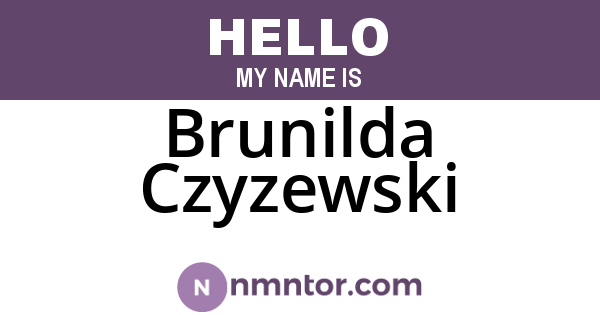 Brunilda Czyzewski