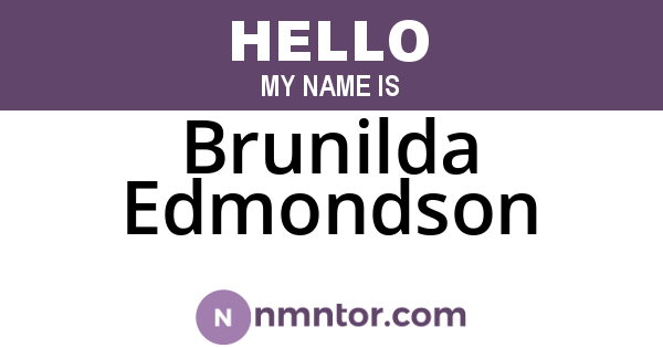 Brunilda Edmondson