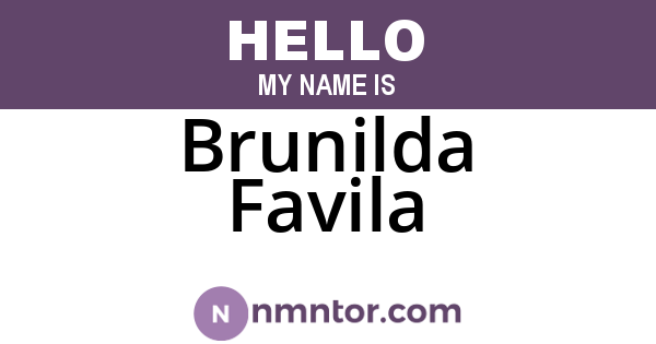 Brunilda Favila