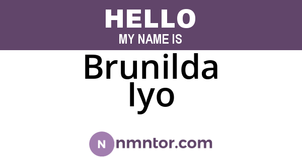 Brunilda Iyo