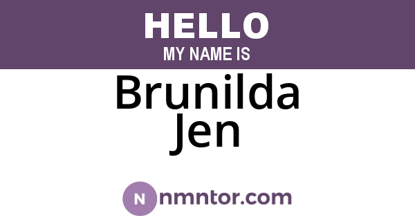 Brunilda Jen