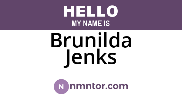 Brunilda Jenks
