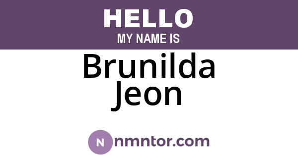 Brunilda Jeon