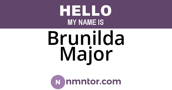 Brunilda Major