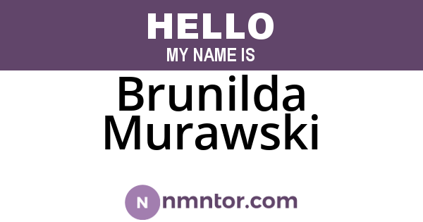 Brunilda Murawski