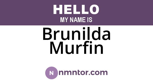 Brunilda Murfin