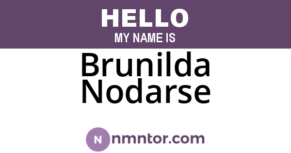 Brunilda Nodarse