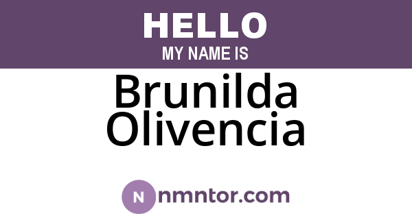 Brunilda Olivencia