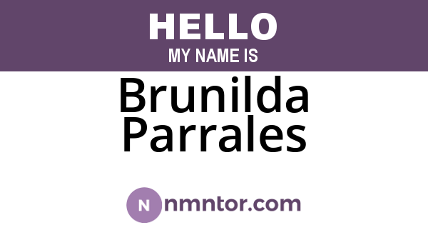 Brunilda Parrales