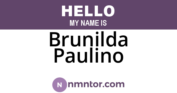 Brunilda Paulino