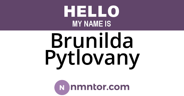 Brunilda Pytlovany