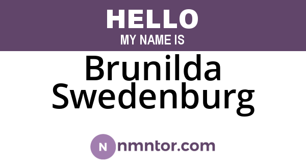 Brunilda Swedenburg