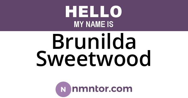 Brunilda Sweetwood
