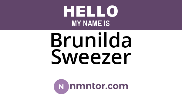 Brunilda Sweezer
