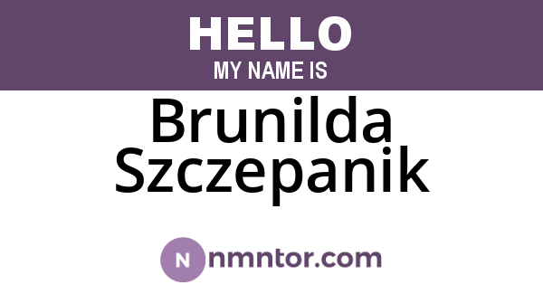 Brunilda Szczepanik