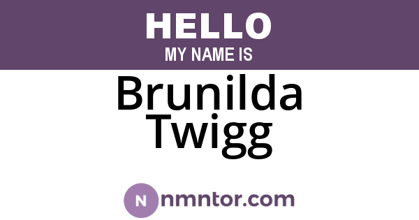 Brunilda Twigg