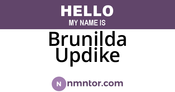 Brunilda Updike