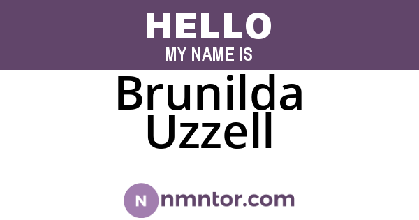 Brunilda Uzzell