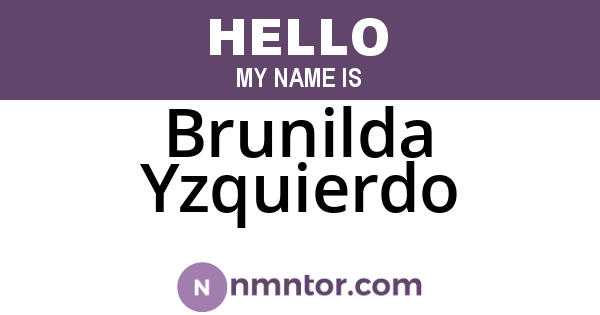 Brunilda Yzquierdo
