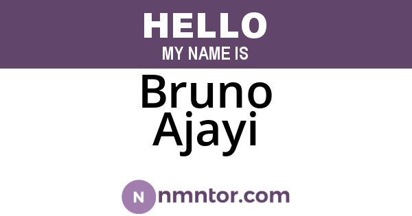 Bruno Ajayi