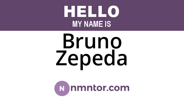 Bruno Zepeda