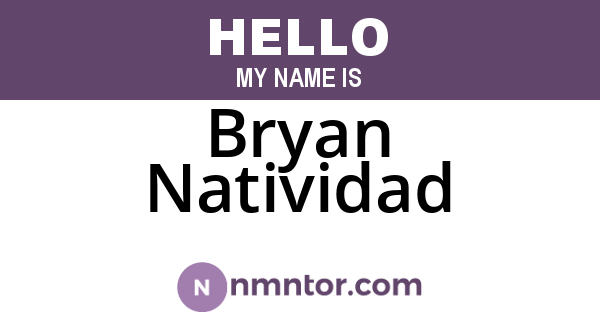 Bryan Natividad