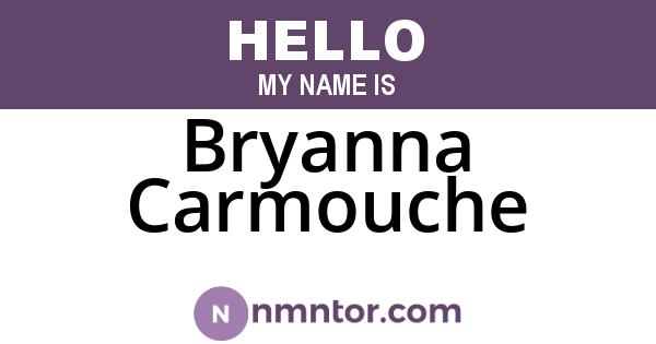 Bryanna Carmouche